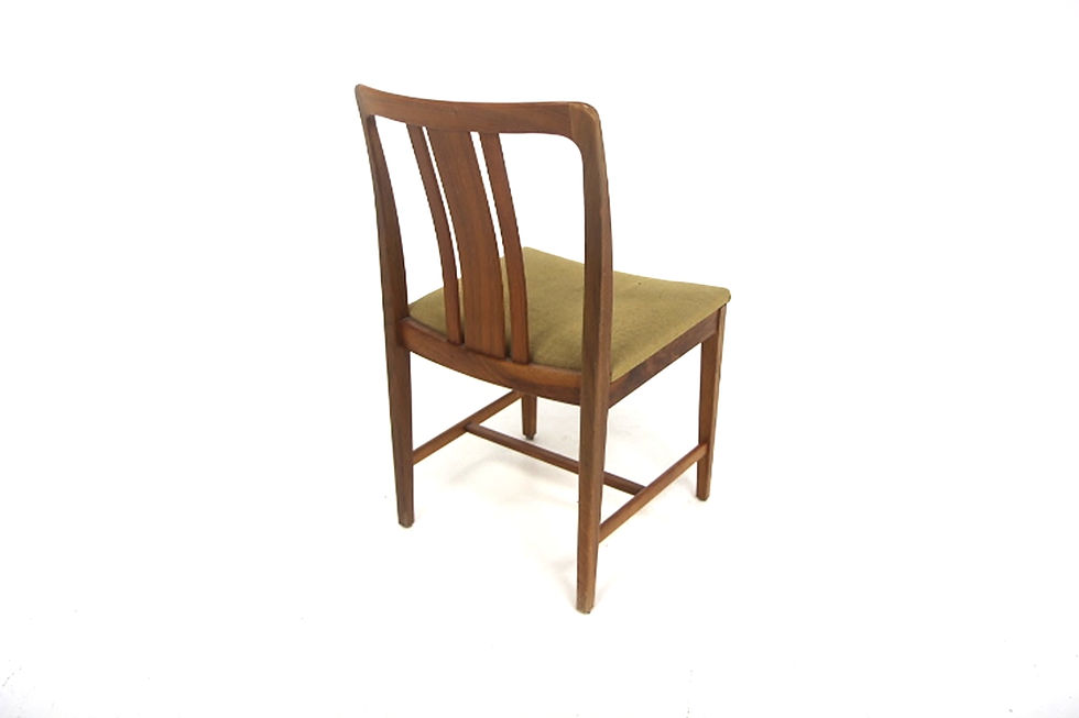 Miniature : Set de 4 chaises scandinave en noyer, Linde Nilsson, Lammhult, Suède, 1960