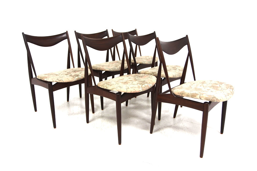 Set de 6 chaises en teck, H.W Klein pour Bramin, Danemark, 1960