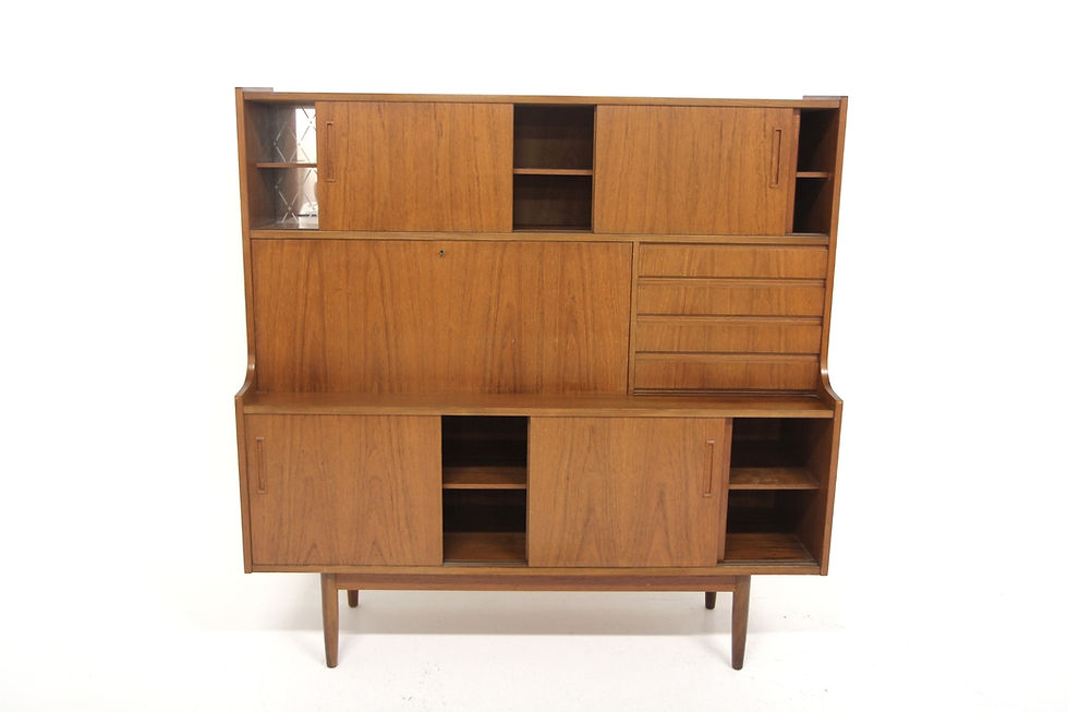 Miniature : Enfilade scandinave en teck, Suède, 1960