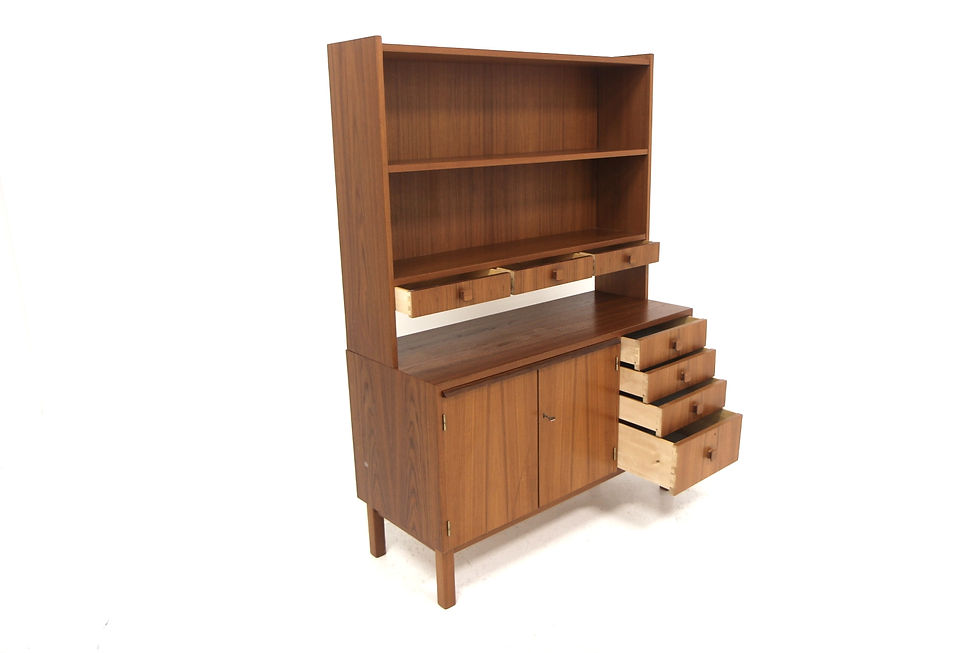 Miniature : Secrétaire scandinave en teck, Suède, 1960