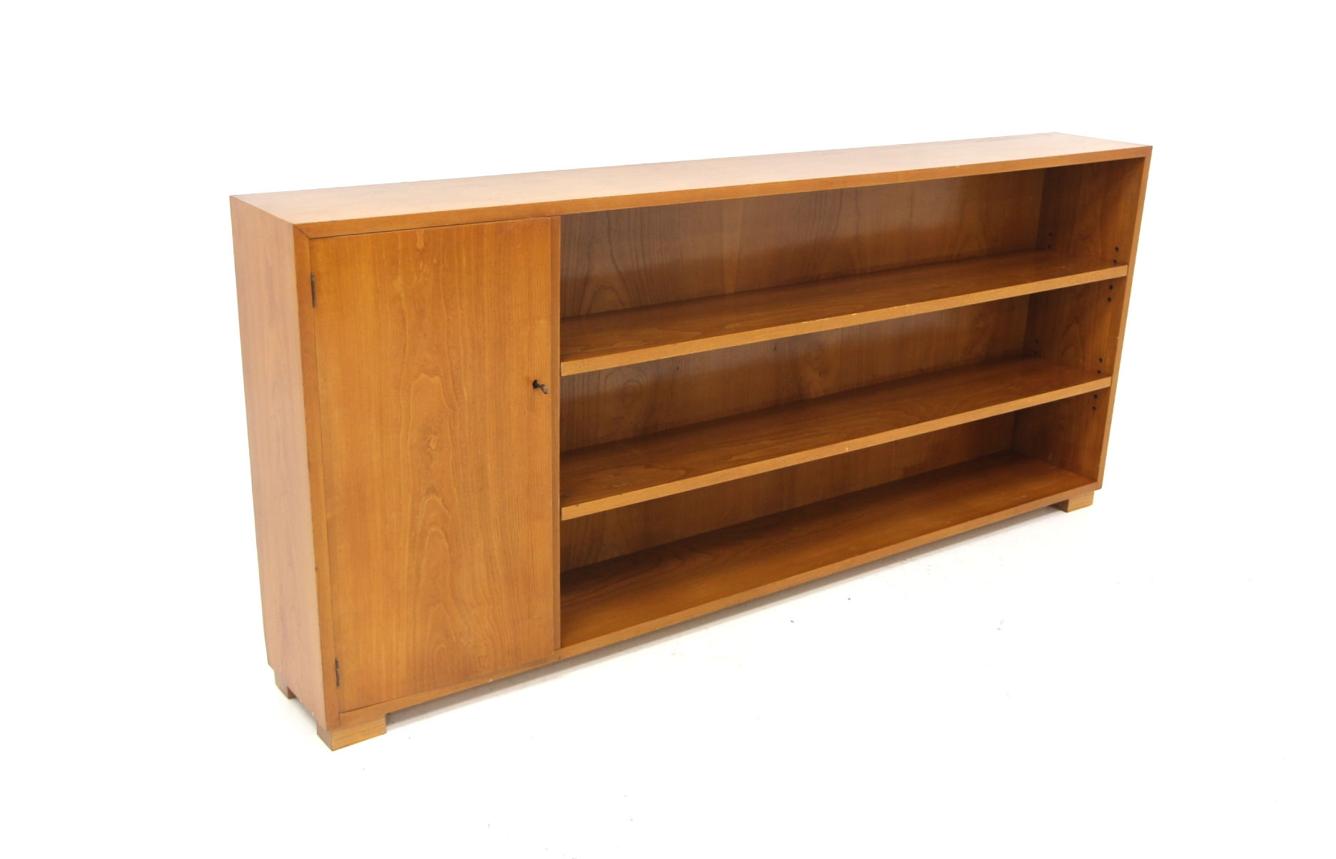 Bibliothèque scandinave en orme, Swedish Modern, Suède, 1940