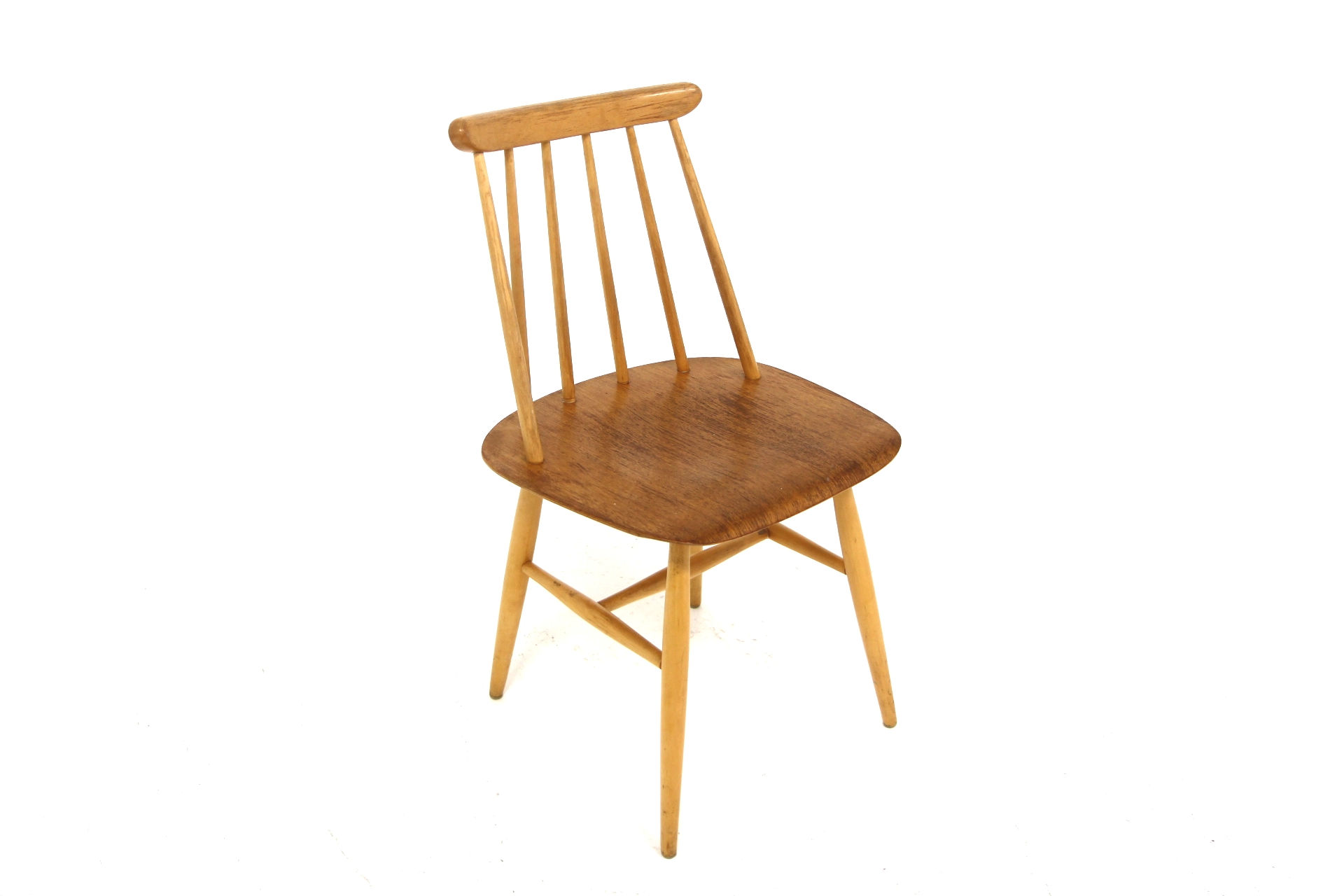 Chaise scandinave"pinnstol" Fanett par Ilmari Tapiovaara, Suède, 1960