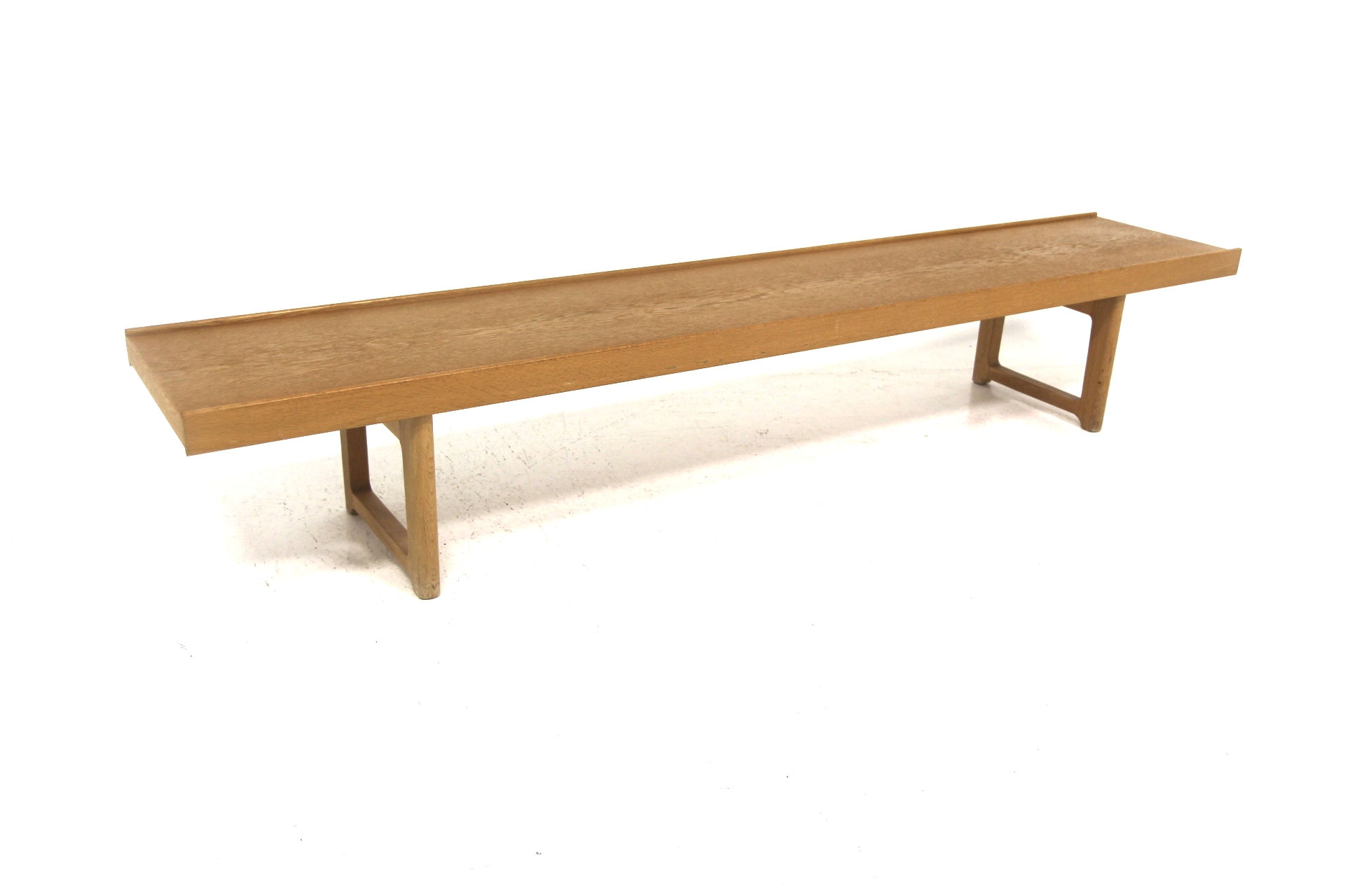 Banc "Krobo" en chêne, Torbjørn Afdal pour Bruksbo, Norvège, 1960