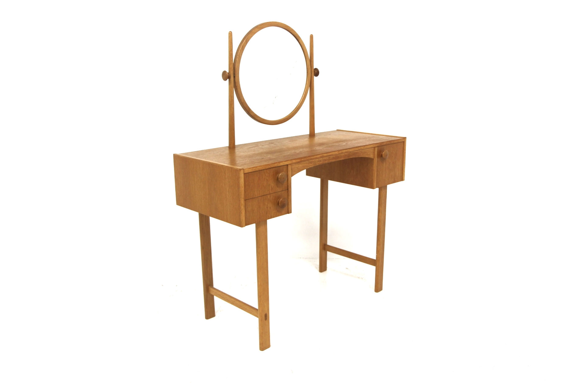Coiffeuse scandinave en chêne, Suède, 1960