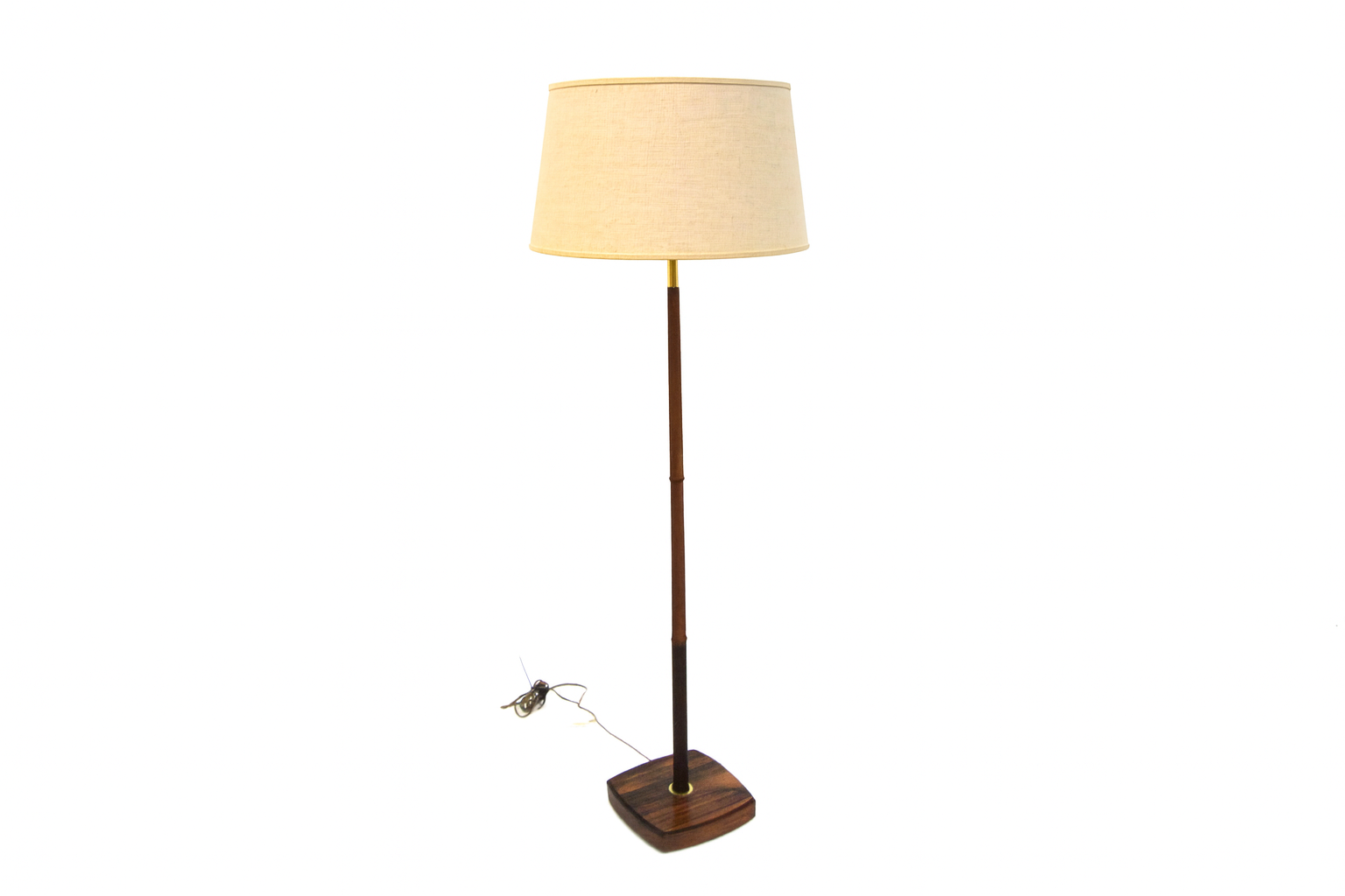 Lampadaire scandinave en palissandre, Möllers Armaturfabrik, Suède, 1960