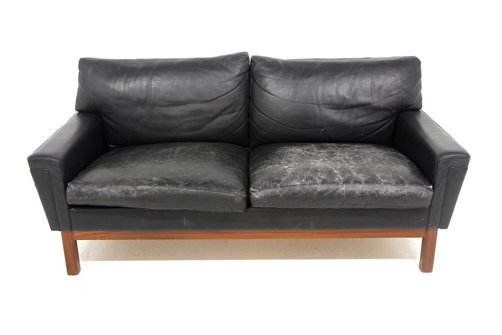 Miniature : Canapé scandinave en cuir "Åland", Möbel-Ikéa, Suède, 1960
