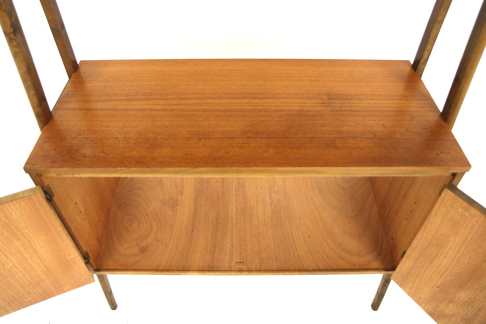 Miniature : Bibliothèque scandinave en teck, Suède, 1960