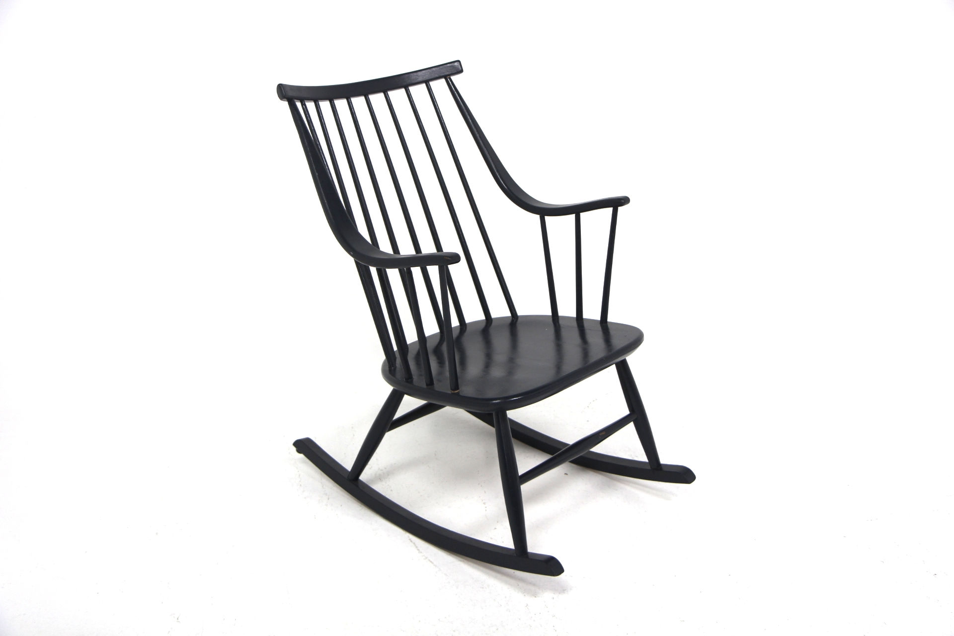 Rocking-chair scandinave "Grandessa", Lena Larsson, Nesto, Suède, 1960