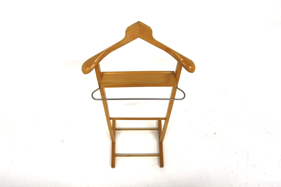 Miniature : Valet de chambre en hêtre, Italie, 1970