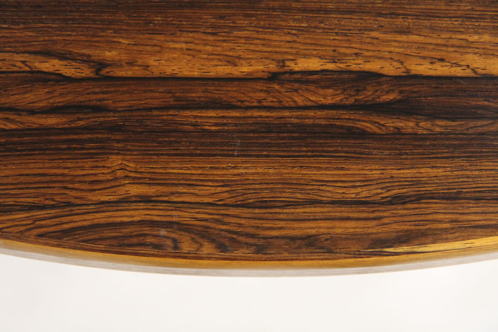Miniature : Table de salle à manger en palissandre, Hugo Troeds, Bjärnum, Suède, 1960