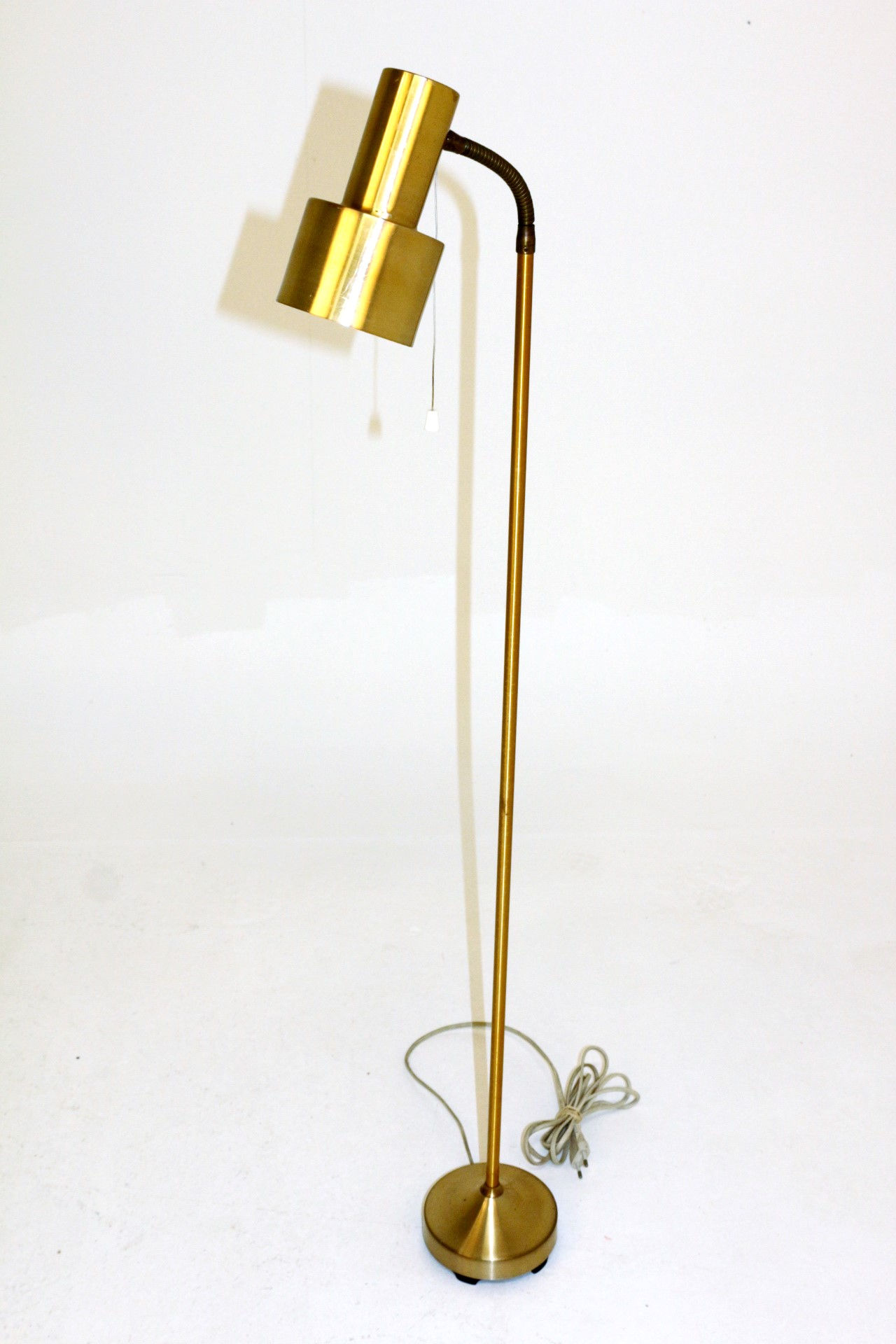 Lampadaire articulé en métal, Suède, 1970