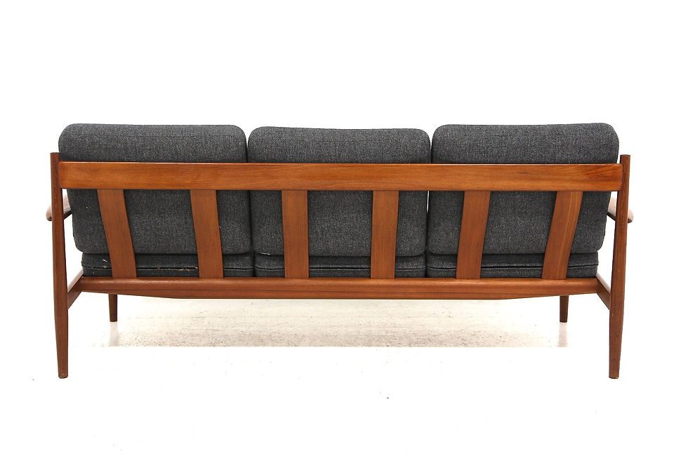 Miniature : Canapé 3 places, Grete Jalk, France & Søn, Danemark, 1960