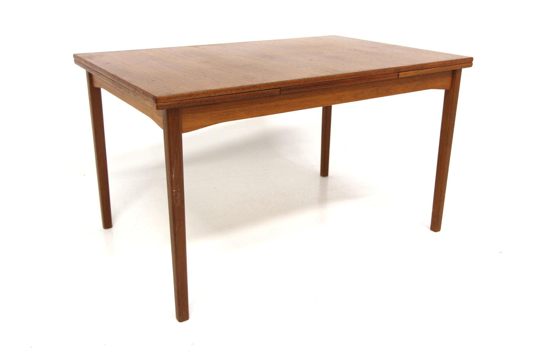 Table de salle à manger "portefeuille" en teck, Suède, 1960