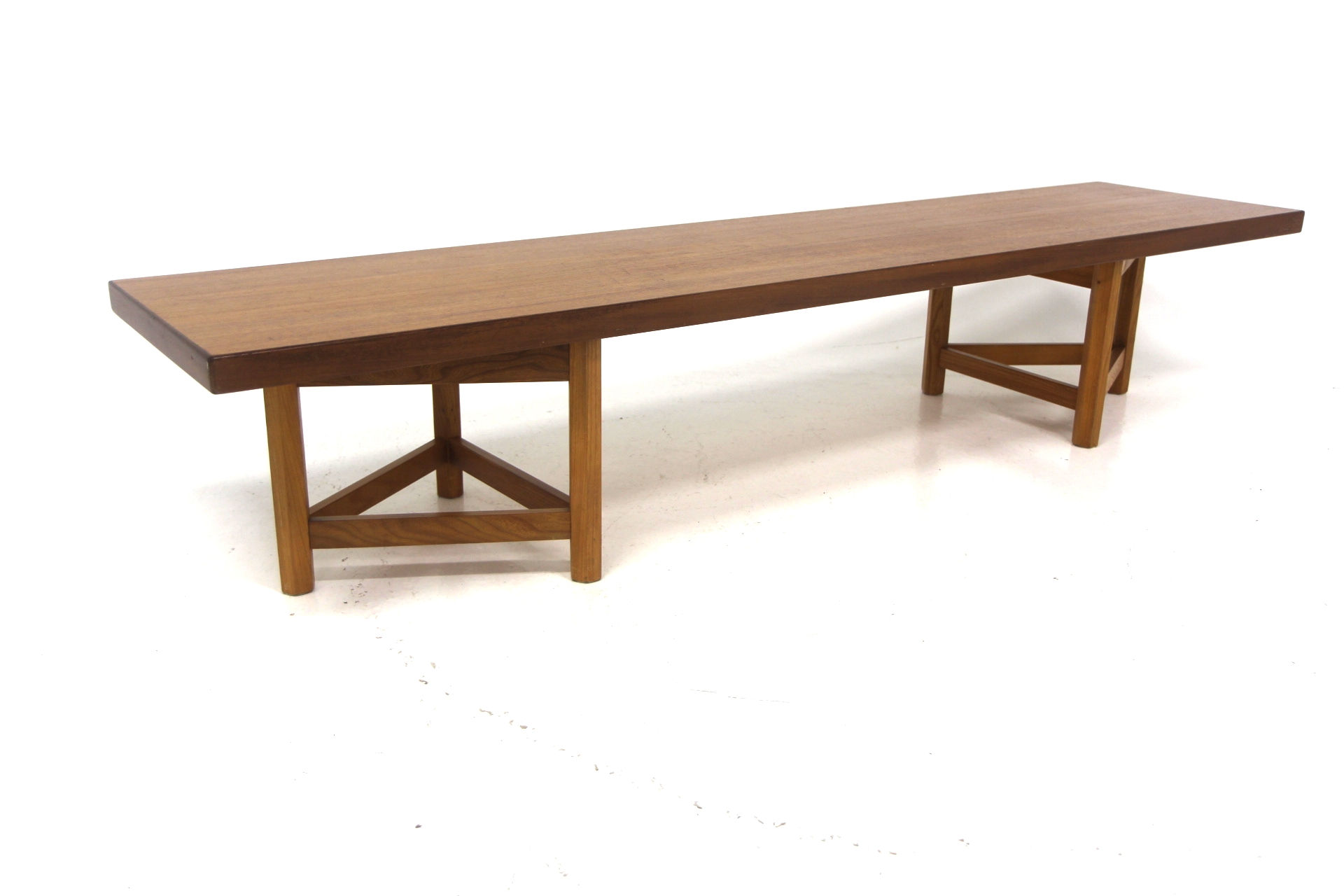 Banc scandinave en teck, Carl Gustav Hjort Af Ornäs, Suède, 1970