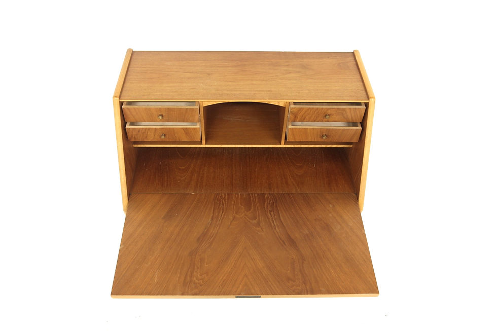 Miniature : Secrétaire scandinave en teck, Suède, 1950