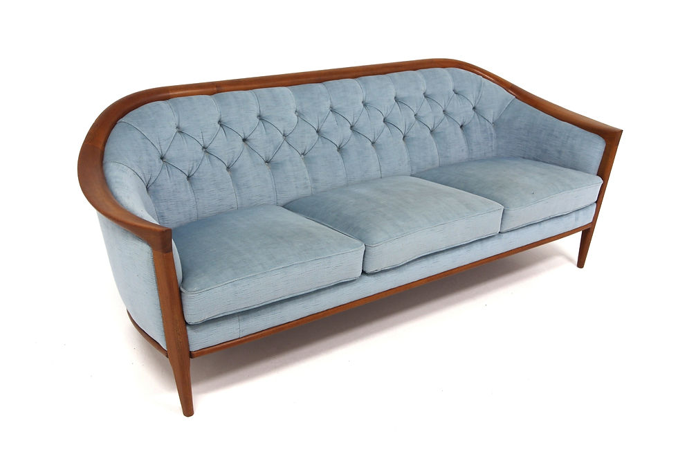 Canapé "Fabiola" en velours, Bröderna Andersson, Suède, 1960