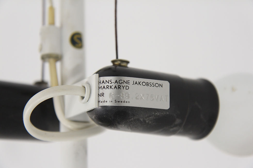 Miniature : 2 Lampadaires "G-89" Hans-Agne Jakobsson, Markaryd, Suède, 1960