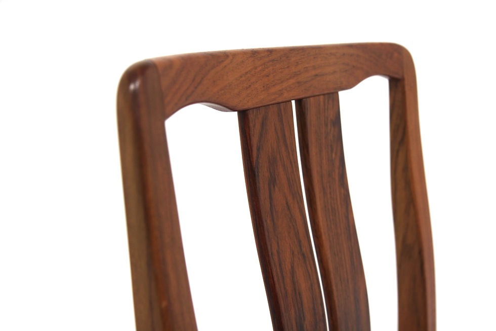 Miniature : Set de 4 chaises scandinave en palissandre, Suède, 1960