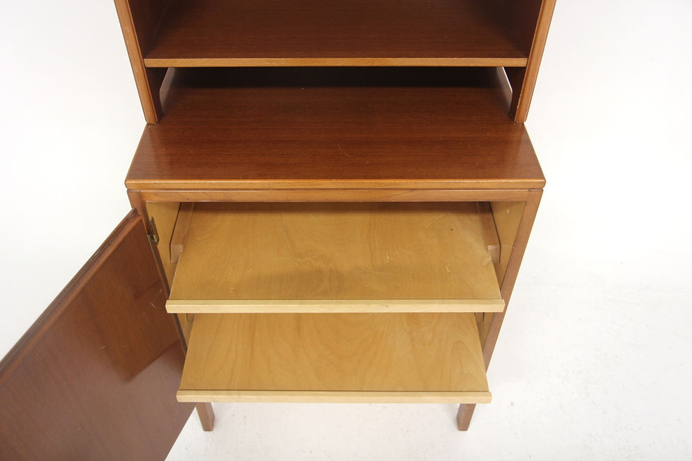 Miniature : Bibliothèque "Futura", David Rosén, Nordiska Kompaniet, Suède, 1950