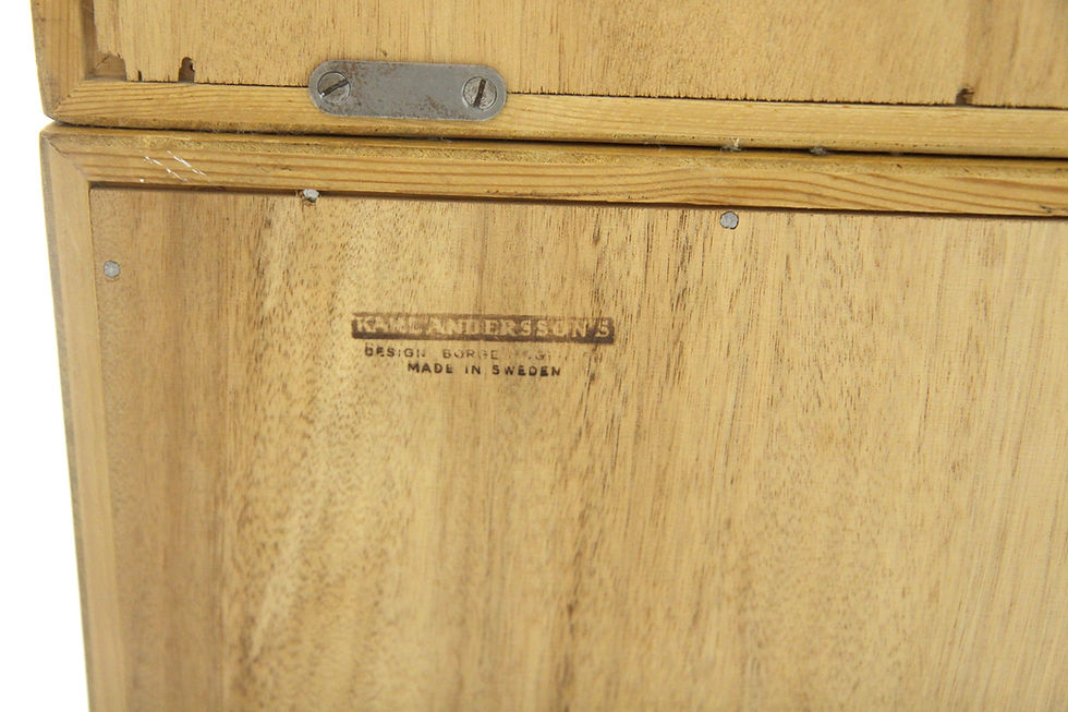 Miniature : Bibliothèque scandinave en chêne Öresund", Børge Mogensen, Suède, 1960