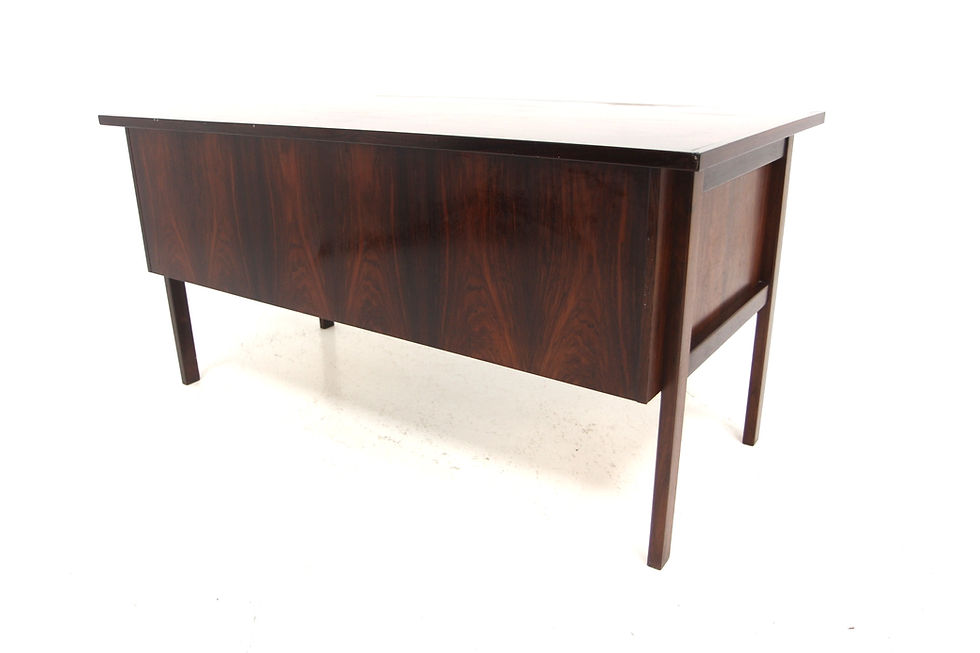Miniature : Bureau scandinave en palissandre, Suède, 1950