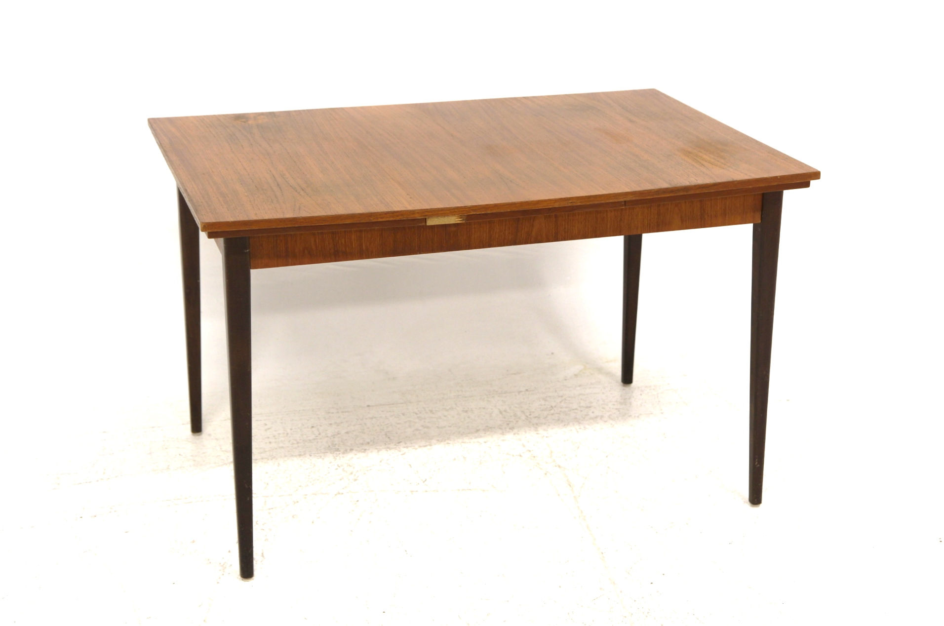 Table de salle à manger "portefeuille" en teck, Suède, 1950