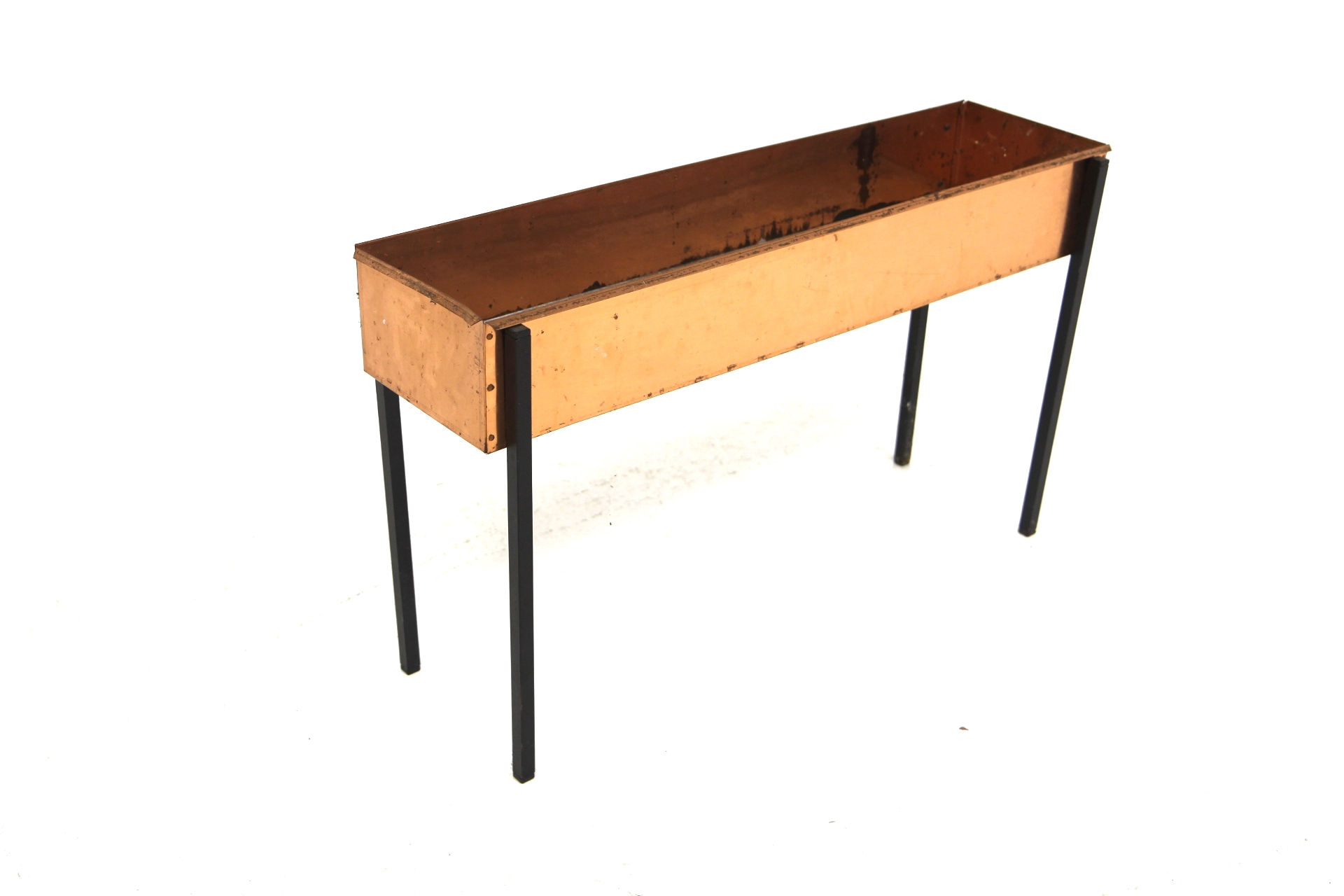 Jardinière scandinave en métal Suède, 1960