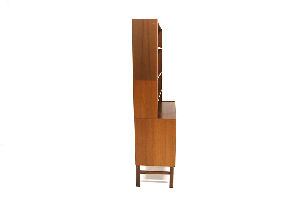 Miniature : Bibliothèque scandinave en teck, Suède, 1960