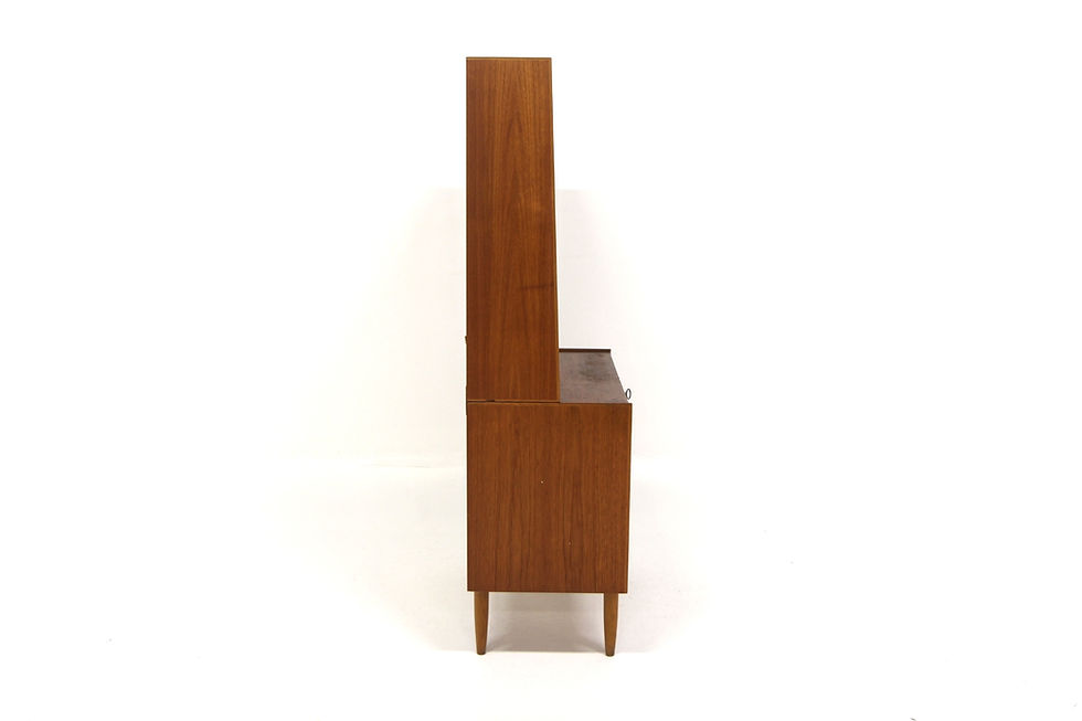 Miniature : Bibliothèque scandinave en teck, Suède, 1960