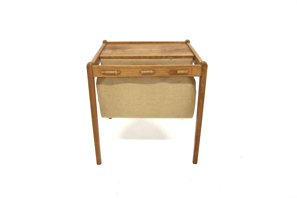 Miniature : Porte-revues scandinave en chêne, S.P Jensen, BRDR Furbo, Suède, 1960