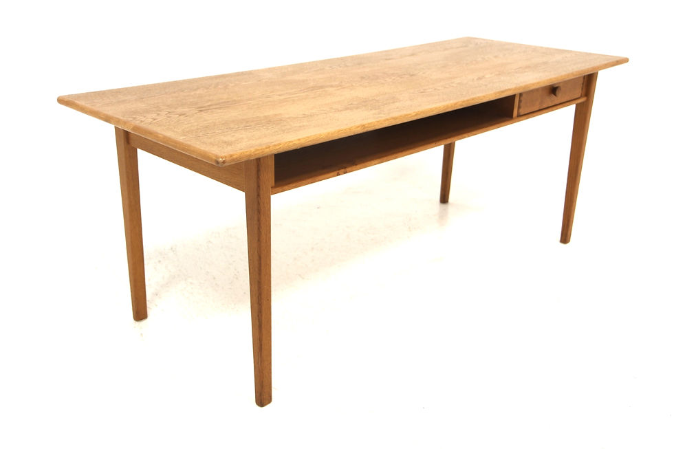 Table basse scandinave en chêne, Suède, 1960