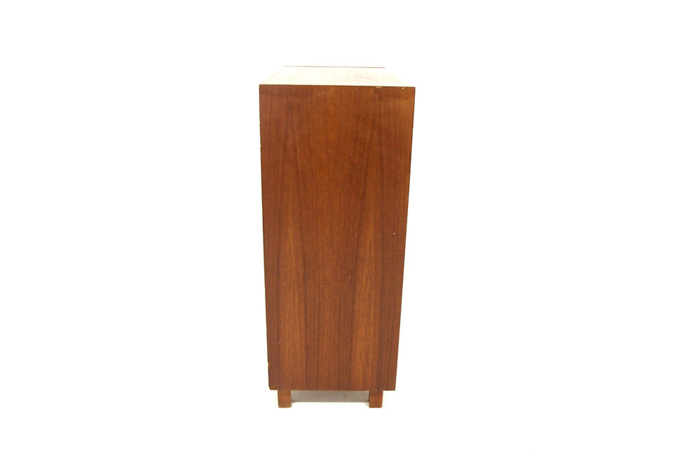 Miniature : Commode scandinave "tallboy" en teck, Suède, 1960