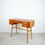 Miniature : Coiffeuse bureau scandinave 1960 en teck brun clair