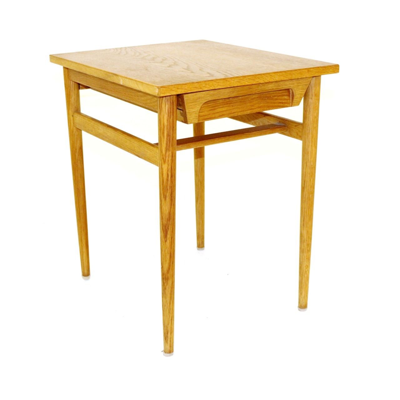 Table de chevet ou d'appoint en chêne, Suède, 1960