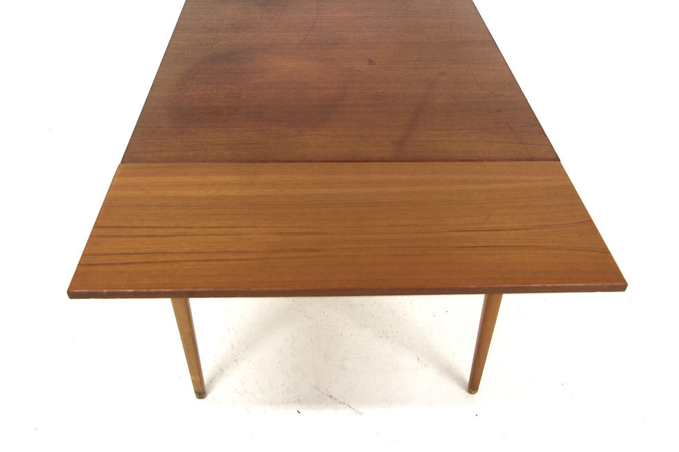 Miniature : Table de salle à manger "portefeuille" en teck, Suède, 1960