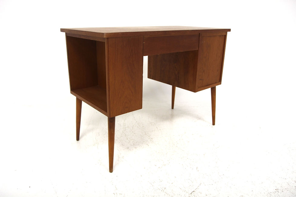 Miniature : Bureau scandinave en teck, Suède, 1960