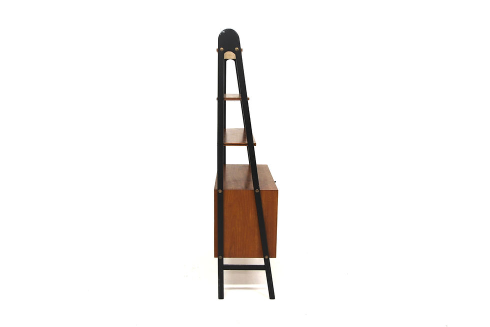 Miniature : Bibliothèque scandinave en teck, Suède, 1960