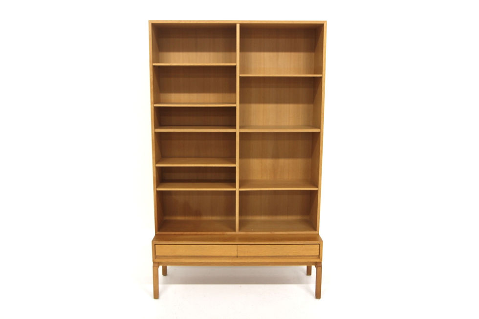 Miniature : Bibliothèque scandinave en chêne "MTP", Marian Grabinski, IKEA, Suède,