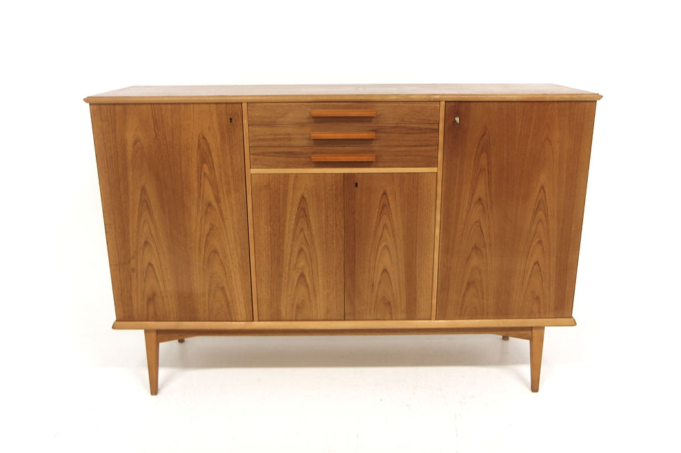 Miniature : Enfilade scandinave en teck, Suède, 1960