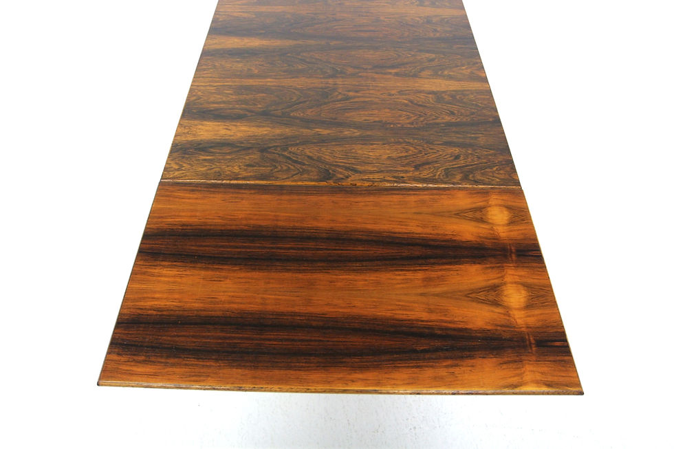 Miniature : Table de salle à manger "portefeuille" en palissandre, Danemark, 1960