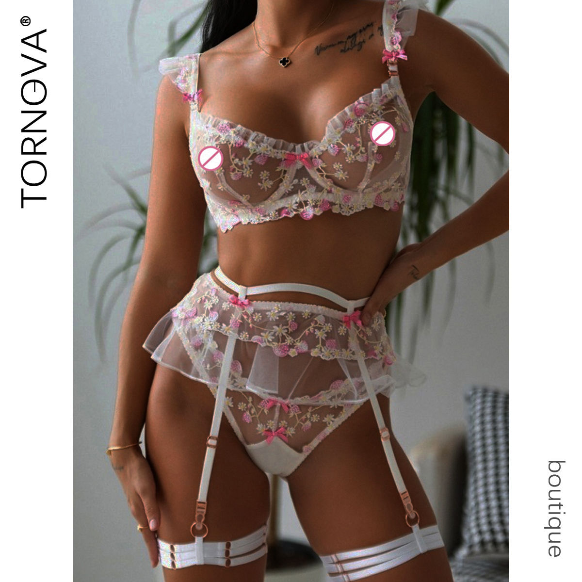 Dainty Flowers and Bows