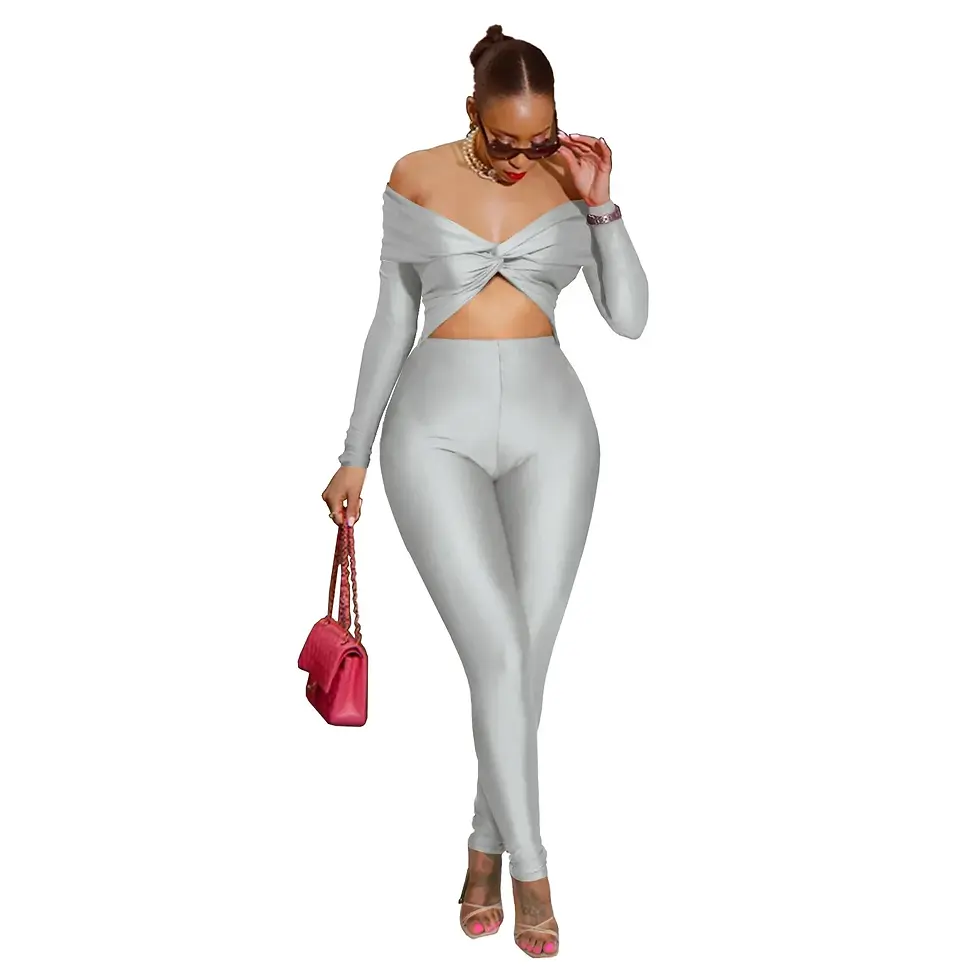Thumbnail: Dainty Cross-my-Heart Jumpsuit