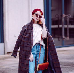 メンズコートを使ったゆったりスタイル