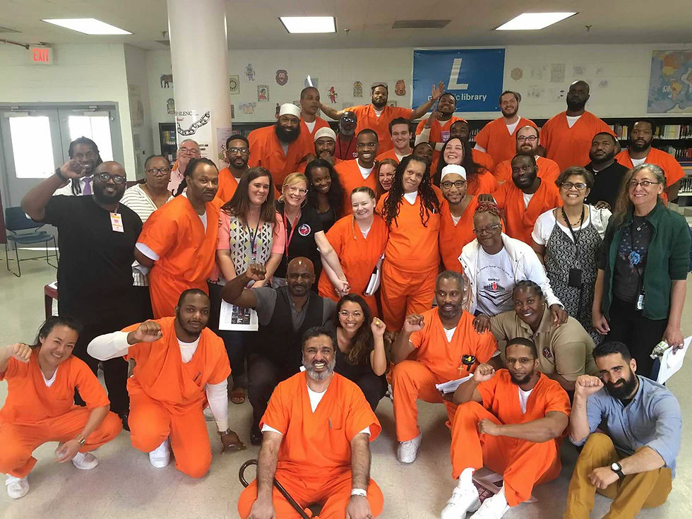 Participants of a 2022 UCLA prison education program. Image retrieved from dailybruin.com