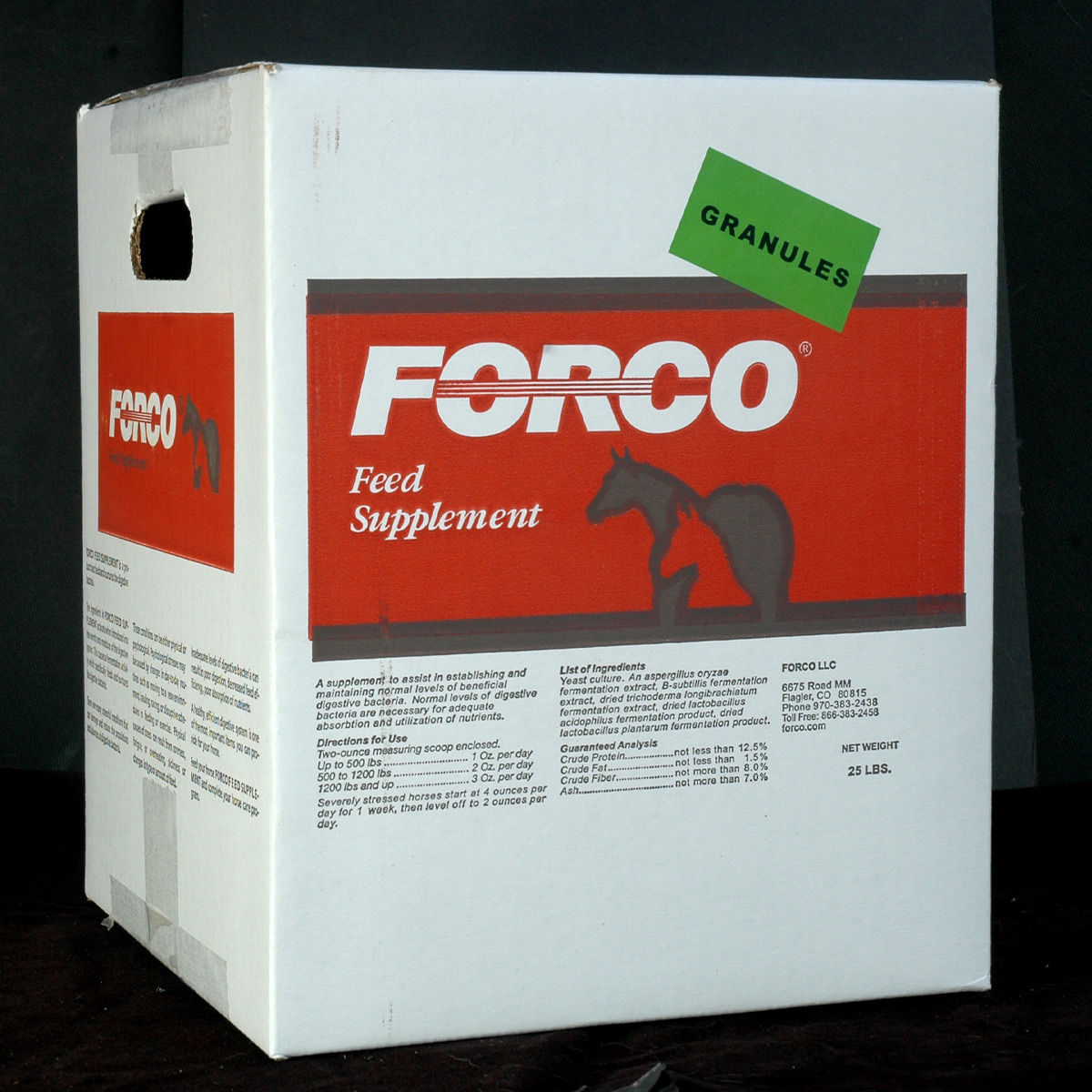 Forco 25 lb Granular or Pellets (Box With Plastic Liner) FREE Shipping!