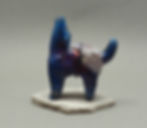 Howling wolf tail up