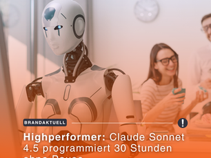 Highperformer: Claude Sonnet 4.5 programmiert 30 Stunden am Stück