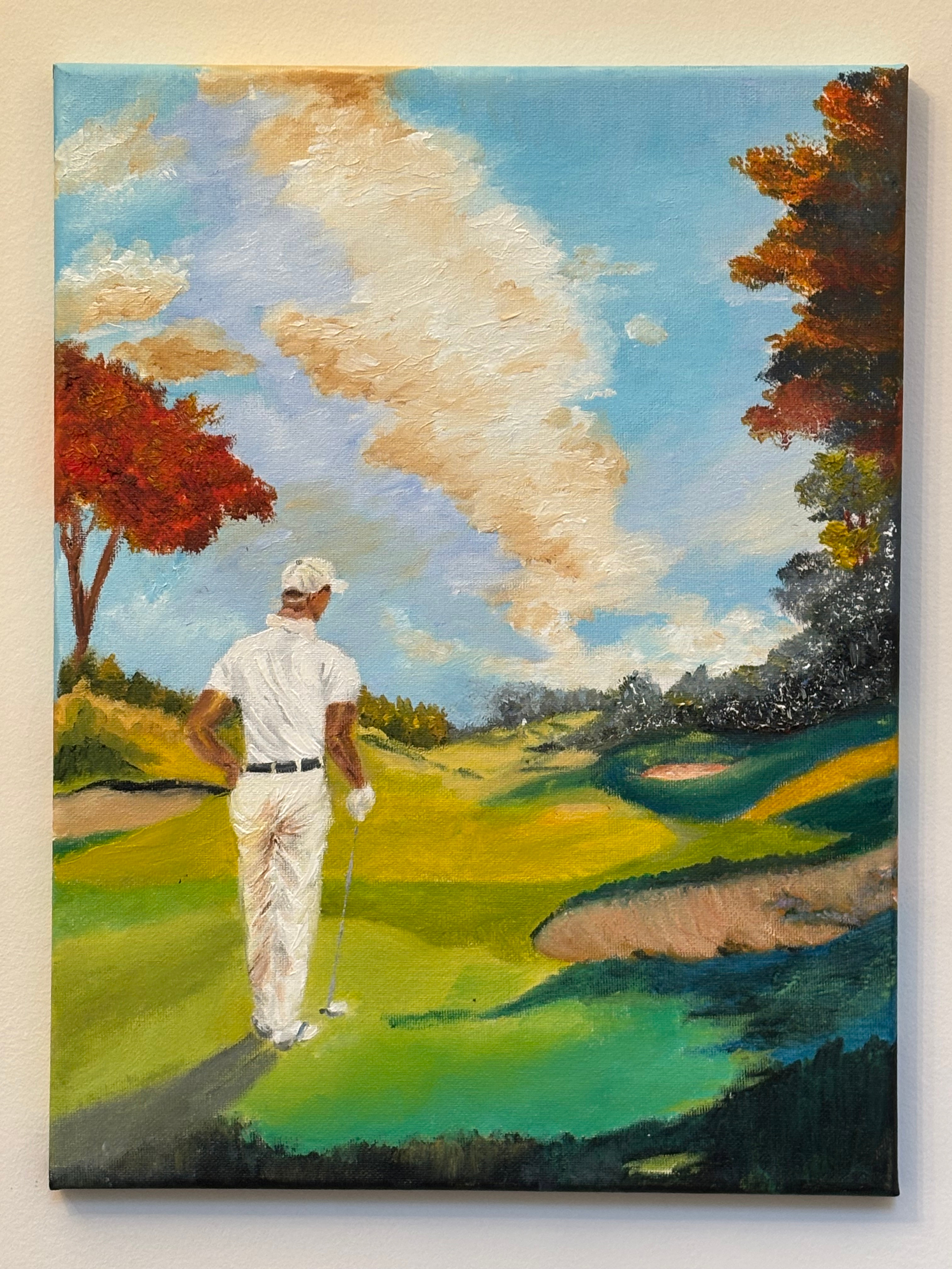 Pursuit of Par - 40cm (h) x 30 cm (w) - anticipated soon