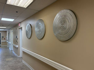 Bright hallway inside PM Residence memory care community