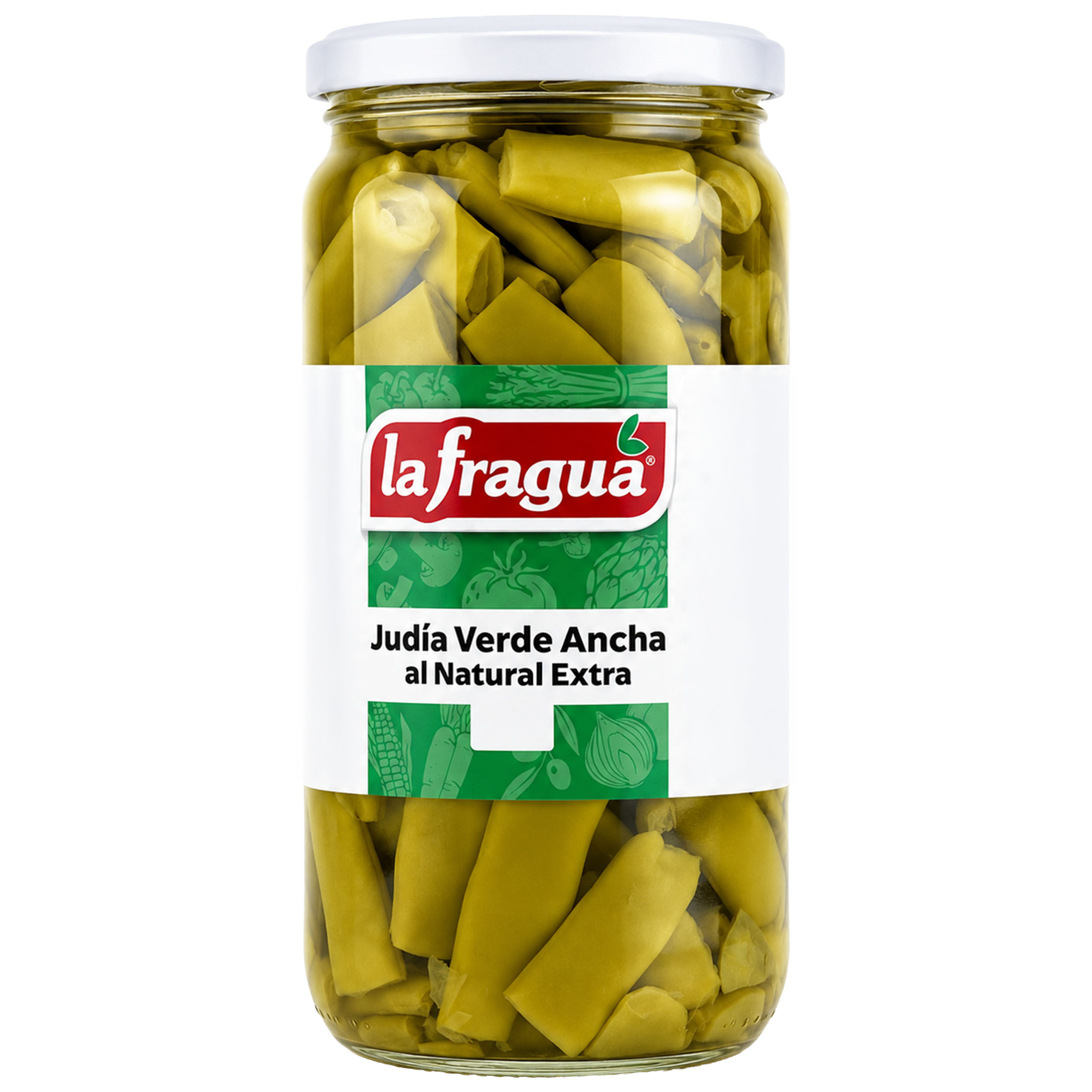 La Fragua "Judía Verde Ancha" Flat Green Beans in Brine